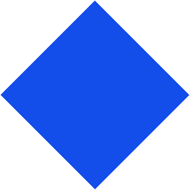blaues Quadrat in der CI der Nürnberger Kreativagentur Gestaltung unserer Tage